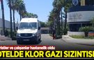 Antalya'da otelde klor gazı sızıntısı: Turistler ve çalışanlar hastanelik oldu