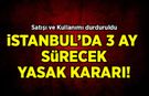 İstanbul'da havai fişek ve meşale kullanımı yasaklandı!