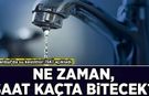 İstanbul’da su kesintisi! İSKİ açıkladı: Su kesintisi ne zaman, saat kaçta bitecek?