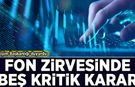 İletişim Başkanlığı duyurdu: Fon zirvesinde beş kritik karar