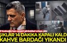 Kaşif Kozinoğlu’nun cezaevi görüntüleri ortaya çıktı: Işıklar 14 dakika kapalı kaldı, kahve bardağı yıkandı