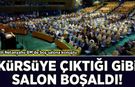 Katil Netanyahu BM'de boş salona konuştu: Kürsüye çıktığı gibi salon boşaldı
