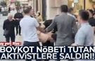 Rize’de boykot nöbeti tutan aktivistlere saldırı!