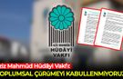Aziz Mahmûd Hüdâyi Vakfı: Toplumsal çürümeyi kabullenmiyoruz!