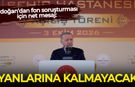 Erdoğan’dan fon soruşturması için net mesaj: Yanlarına kalmayacak