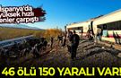 İspanya'da yüksek hızlı trenler çarpıştı: 46 kişi öldü, 150 yaralı var