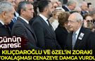 Kılıçdaroğlu ile Özel'in zoraki tokalaşması cenazeye damga vurdu