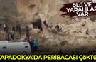 Kapadokya'da peribacası çöktü: Ölü ve yaralılar var!