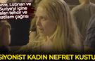 Siyonist İsrailli kadından skandal sözler: Filistinliler başka ülkeye gitsinler ya da hepsini öldürürüz