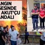 Orman yangını bölgesinde sahte AKUT'çu skandalı!