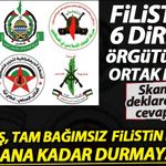 Filistinli 6 direniş örgütünden BM konferansına karşı ortak bildiri:  İşgale karşı direniş durmayacak!