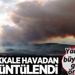 Çanakkale havadan görüntülendi: Orman yangınlarının vahametinin fotoğrafları...