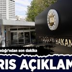 Dışişleri Bakanlığı'ndan son dakika Kıbrıs açıklaması