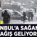 AKOM duyurdu: İstanbul'a sağanak yağış geliyor