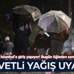 Kırmızı kütle İstanbul'a giriş yapıyor! Kuvvetli yağış uyarısı