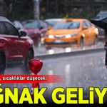 Hava değişiyor: Sıcaklıklar düşecek, sağanak geliyor