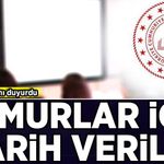MEB izin kararını duyurdu: Memurlar için tarih verdi!