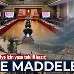 Terörsüz Türkiye için yasa teklifi hazır! İşte maddeler