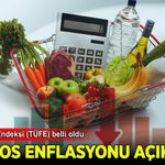 Ağustos enflasyonu açıklandı