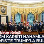 Siyonizm karşıtı hahamlar Oval Ofis'te Trump'la buluştu! Tel Aviv'i çıldırtan görüntü