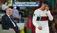 Cumhurbaşkanı Erdoğan: Ronaldo'ya siyasi yaptırım uyguladılar