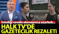 İsmail Küçükkaya'dan gazetecilik rezaleti! İstediği cevabı alamayınca azarladı...