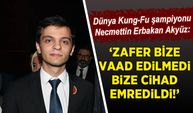 Dünya Kung-Fu şampiyonu Necmettin Erbakan Akyüz'den Filistin açıklaması
