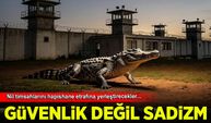 Siyonist İsrail hapishane etrafına timsah yerleştiriyor