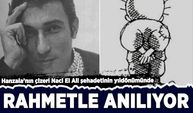 Hanzala'nın çizeri Naci el Ali şehadetinin yıldönümünde rahmetle anılıyor