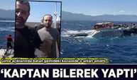 Girne açıklarında batan gemideki kazazede o anları anlattı: 'Kaptan bilerek yaptı!'