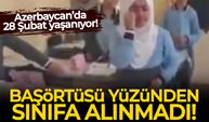 Okul formasını giydi, başörtüsü yüzünden sınıfa alınmadı!