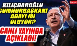 Kılıçdaroğlu cumhurbaşkanı adayı olacak mı? Canlı yayında açıkladı...