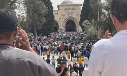 İsrail'in Cenin'deki saldırısı Mescid-i Aksa'da protesto edildi