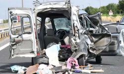 Çorlu'da trafik kazası: 3 ölü, 5 yaralı