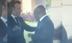 Beninli Bakan, Macron'un dokunduğu omuzunu böyle silkeledi