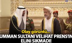 Umman Sultanı, Veliaht Prens'in elini sıkmadı! Olay görüntüler...