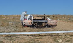 Afyonkarahisar'da yanmış otomobilden 2 ceset çıktı