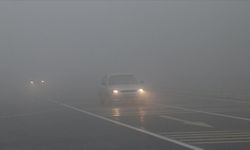 Bolu Dağı'nda sis nedeniyle görüş mesafesi azaldı