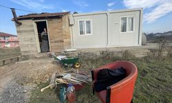 Düzce'de depremzedeler için konteynerler hazır