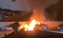 Anamur Ülkü Ocakları Başkanı Mehmet Satar'ın otomobili yakıldı!