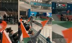İsrail buz hokeyi milli takımına şok protesto!