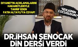 Dr. İhsan Şenocak, Fatih Altaylı'ya önce din dersi verdi; sonra mensubiyetini sordu