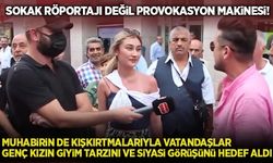 Provokasyon makinesi çalışıyor! Sokak röportajında Cumhurbaşkanı Erdoğan'ı savunan kıza saldırdılar