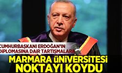 Marmara Üniversitesi, Cumhurbaşkanı Erdoğan'ın diplomasına dair tartışmalara noktayı koydu
