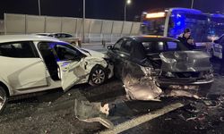 Haliç Köprüsü'nde kaza: 4 yaralı