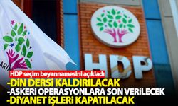 HDP seçim vaatlerini açıkladı