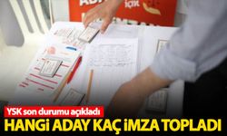 YSK son durumu paylaştı! Hangi cumhurbaşkanı adayı kaç imza aldı?