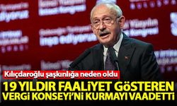 Kılıçdaroğlu, 19 yıldır faaliyet gösteren Vergi Konseyi'ni kurma vaadinde bulundu
