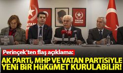 Perinçek: AK Parti, MHP ve Vatan Partisi'yle yeni bir hükümet mimarisi kurulabilir
