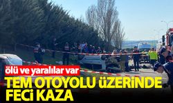 İstanbul'da TEM Otoyolu'nda feci kaza: 6 ölü 3 yaralı